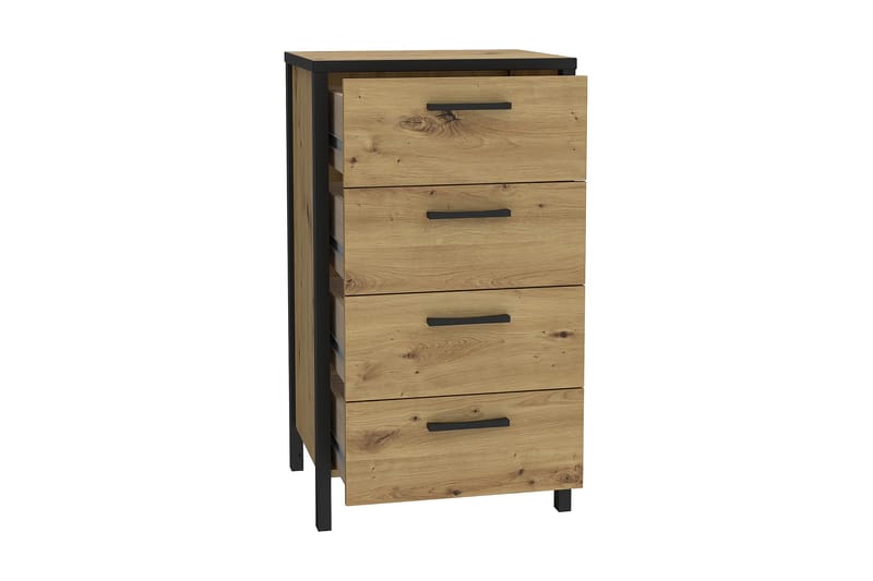 Koufalia Kommode 40x51 cm - Brun/Svart - Oppbevaring - Oppbevaringsmøbler - Kommode - Entrekommode