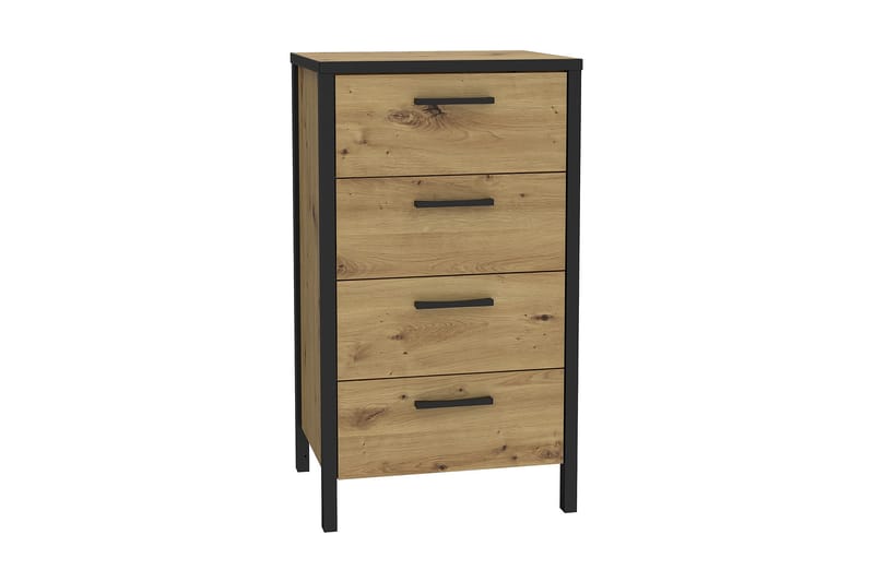 Koufalia Kommode 40x51 cm - Brun/Svart - Oppbevaring - Oppbevaringsmøbler - Kommode - Entrekommode