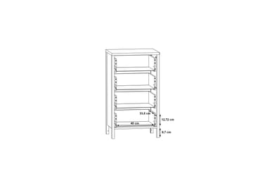 Koufalia Kommode 40x51 cm - Brun/Svart - Oppbevaring - Oppbevaringsmøbler - Kommode