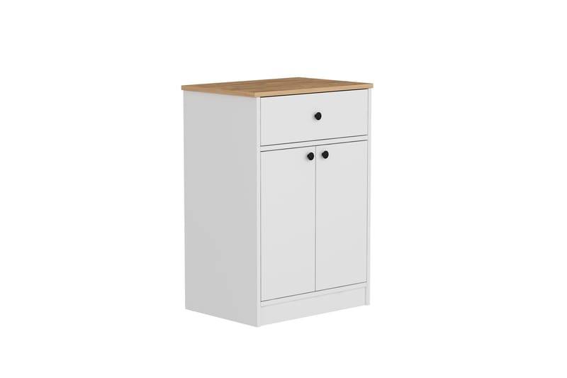 Latrona Kommode 64 cm - Hvit/Brun - Oppbevaring - Oppbevaringsmøbler - Kommode - Entrekommode