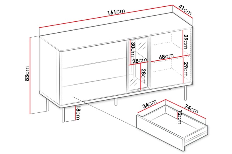 Levisa Agency - Cashmere - Oppbevaring - Oppbevaringsmøbler - Kommode