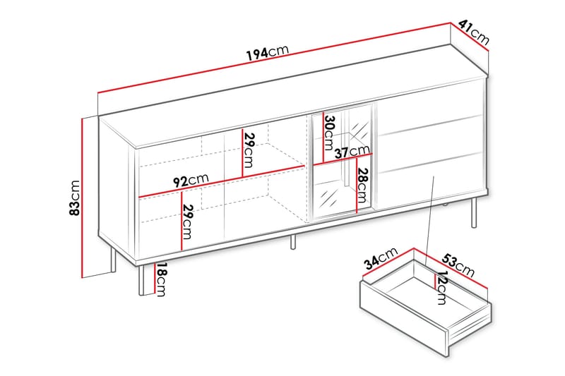 Levisa Agency - Cashmere - Oppbevaring - Oppbevaringsmøbler - Kommode