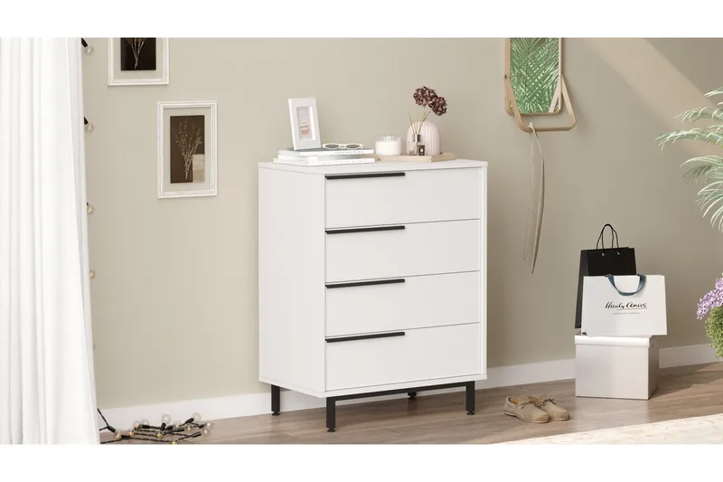 Liyakat Kommode, Hvit