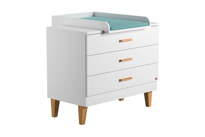 Lounge Kommode Tre / Natur / Hvit - VOX - Oppbevaring - Oppbevaringsmøbler - Kommode - Entrekommode