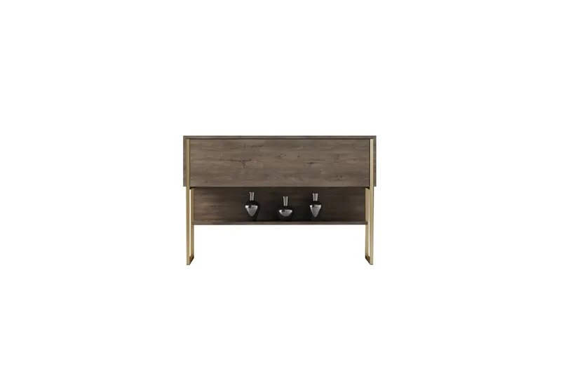 Luxe Kommode 120 cm - Gull/Valnøtt - Oppbevaring - Oppbevaringsmøbler - Kommode