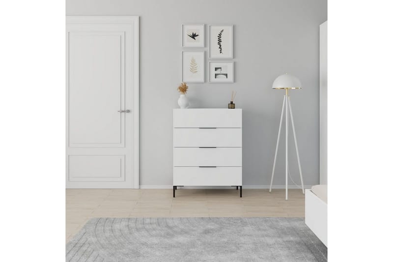 Matul Kommode 80 cm - Hvit - Oppbevaring - Oppbevaringsmøbler - Kommode - Entrekommode