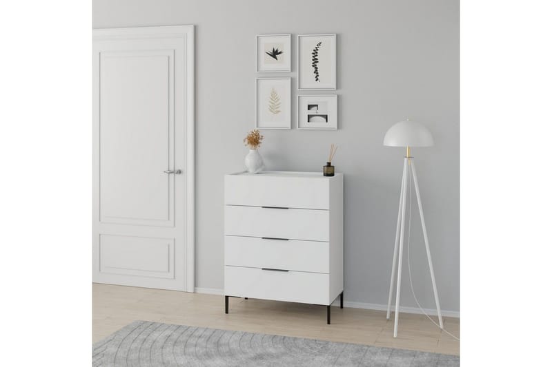 Matul Kommode 80 cm - Hvit - Oppbevaring - Oppbevaringsmøbler - Kommode - Entrekommode