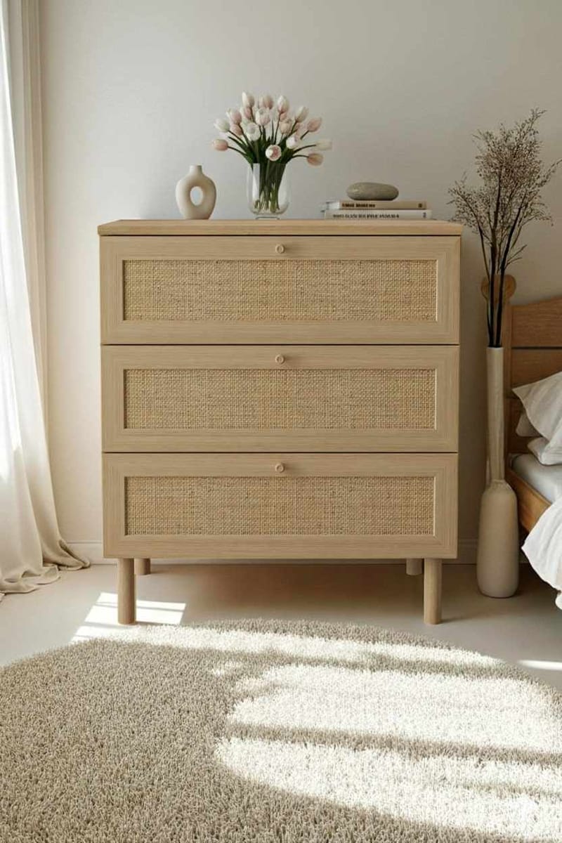 Meyloren kommode 75 cm - Beige - Oppbevaring - Oppbevaringsmøbler - Kommode - Entrekommode