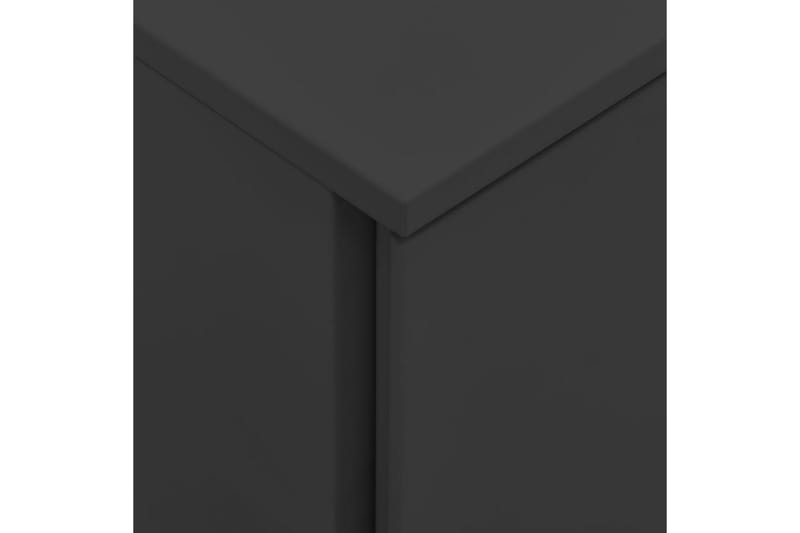 Mobilt arkivskap antrasitt 39x45x67 cm stål - Antrasittgrå - Oppbevaring - Oppbevaringsmøbler - Kommode - Skuffeseksjon
