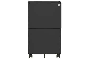 Mobilt arkivskap antrasitt 39x45x67 cm stål - Antrasittgrå - Oppbevaring - Oppbevaringsmøbler - Kommode - Skuffeseksjon