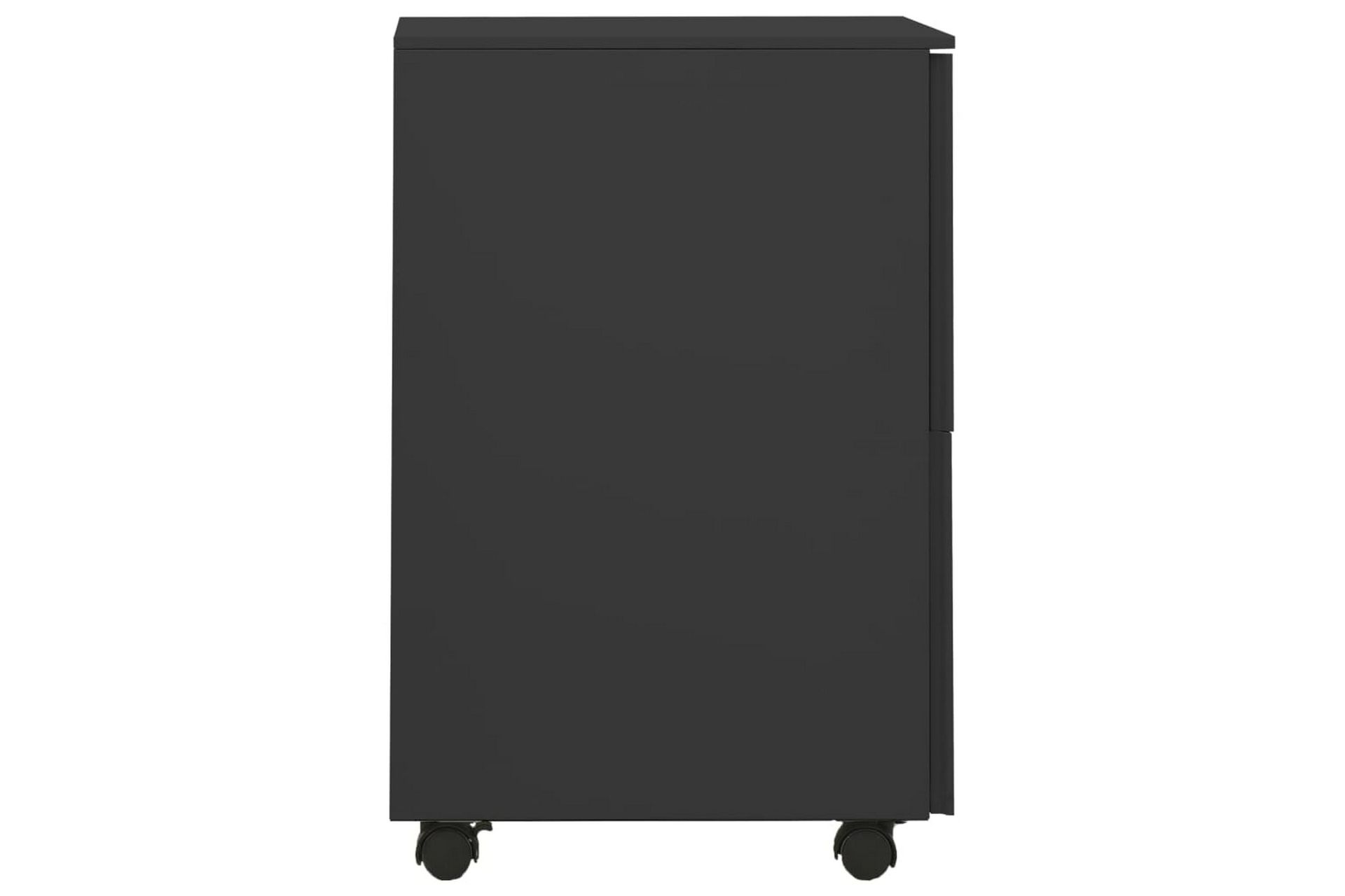 Mobilt arkivskap antrasitt 39x45x67 cm stål - Antrasittgrå - Oppbevaring - Oppbevaringsmøbler - Kommode - Skuffeseksjon