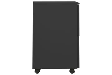 Mobilt arkivskap antrasitt 39x45x67 cm stål - Antrasittgrå - Oppbevaring - Oppbevaringsmøbler - Kommode - Skuffeseksjon