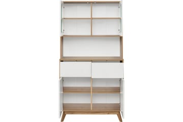 Mohak Kommode m. Overskap - Hvit/Brun - Oppbevaring - Oppbevaringsm�øbler - Kommode