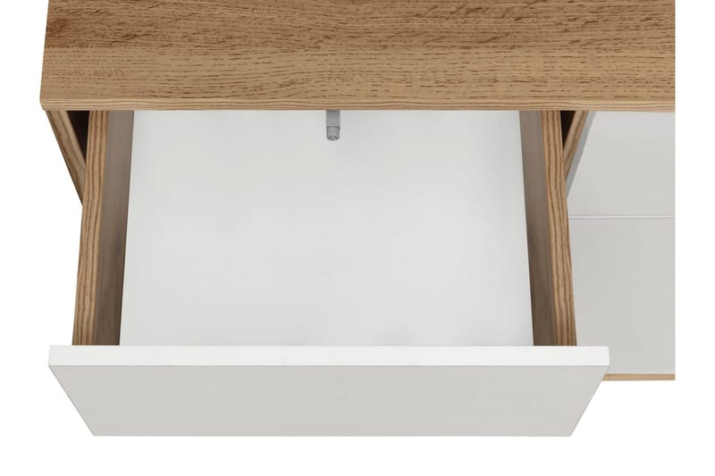Mohak Kommode m. Overskap - Hvit/Brun - Oppbevaring - Oppbevaringsmøbler - Kommode