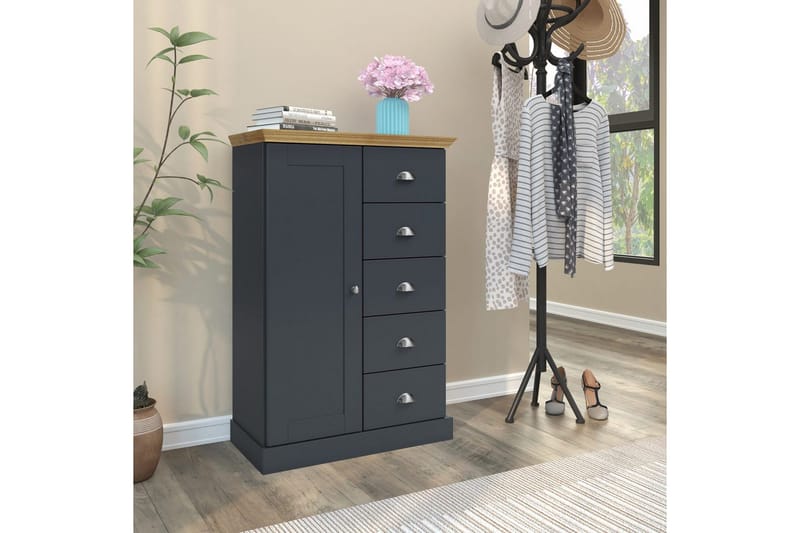 Kommode Motala 75x35x110 cm - 75x35x110 cm - Oppbevaring - Oppbevaringsmøbler - Kommode - Entrekommode