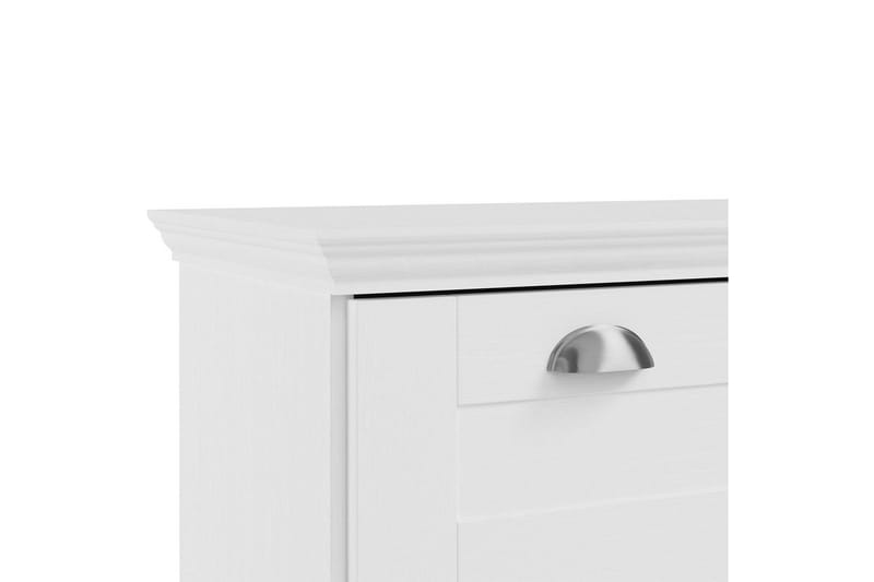 Kommode Motala 75x35x80 cm, Hvit - 75x35x80 cm, Hvit - Oppbevaring - Oppbevaringsmøbler - Kommode - Entrekommode