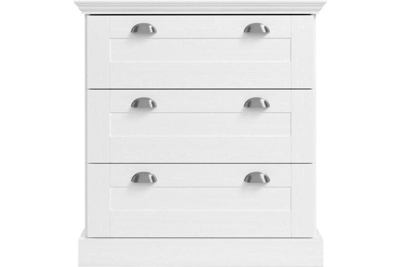 Kommode Motala 75x35x80 cm, Hvit - 75x35x80 cm, Hvit - Oppbevaring - Oppbevaringsmøbler - Kommode - Entrekommode