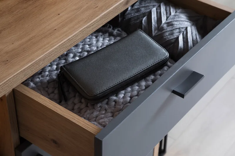 Nacimento Kommode 37x76 cm - Grå/Natur - Oppbevaring - Oppbevaringsmøbler - Kommode - Entrekommode