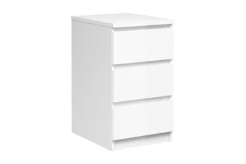 Naia Kommode 40 cm 3 Skuffer - Hvit/Høyglans - Oppbevaring - Oppbevaringsmøbler - Kommode