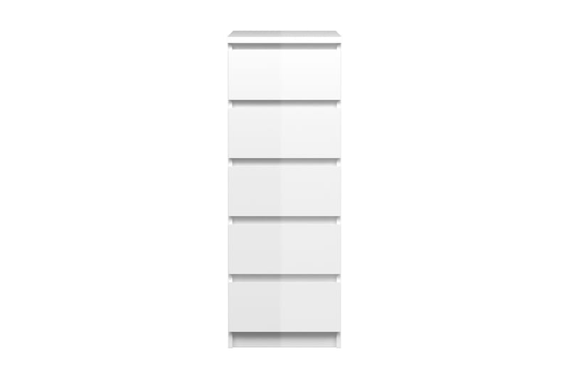 Naia Kommode 40 cm 5 Skuffer - Hvit/Høyglans - Oppbevaring - Oppbevaringsmøbler - Kommode - Entrekommode