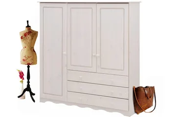 Naoki TV-skap 140 cm - Hvit - Oppbevaring - Klesoppbevaring - Garderober & garderobesystem - Garderobeskap & klesskap