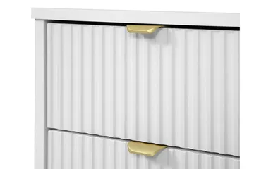 Novaj Høy kommode 80x40x75 cm i tre med oppbevaringsskuffer - Beige - Oppbevaring - Skap - Oppbevaringsskap