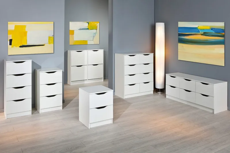 Novalis Kommode - Hvit - Oppbevaring - Oppbevaringsmøbler - Kommode