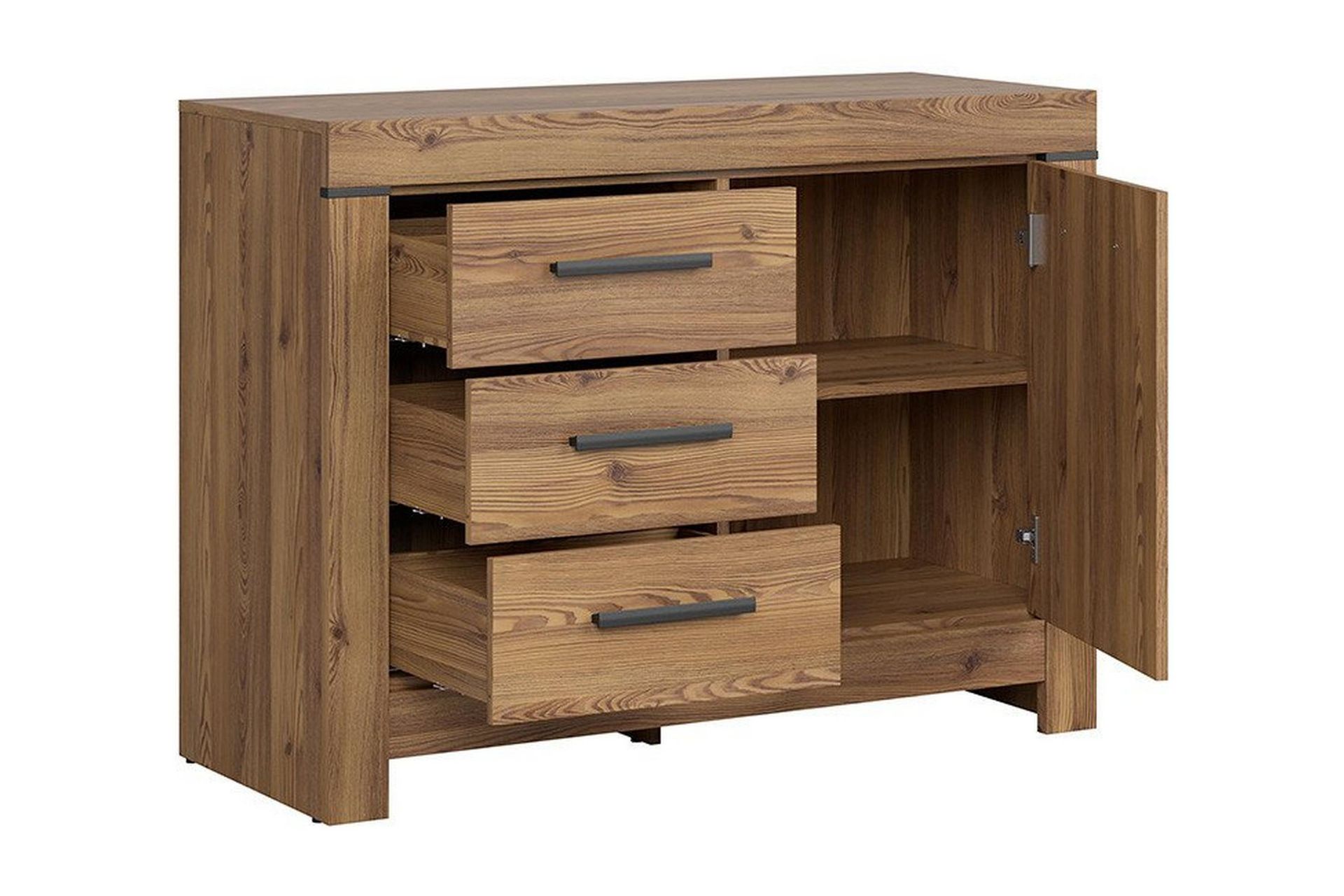 Olender Kommode 112x45 cm - Eik - Oppbevaring - Oppbevaringsmøbler - Kommode