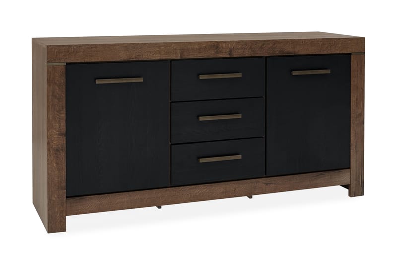 Olender Kommode 160x85 cm - Tre/natur|Svart - Oppbevaring - Oppbevaringsmøbler - Kommode