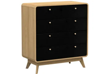 Olivet Kommode 80x39 cm - Natur/Svart - Oppbevaring - Oppbevaringsmøbler - Kommode - Entrekommode