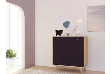 Olivet Kommode 80x39 cm - Natur/Svart - Oppbevaring - Oppbevaringsmøbler - Kommode - Entrekommode