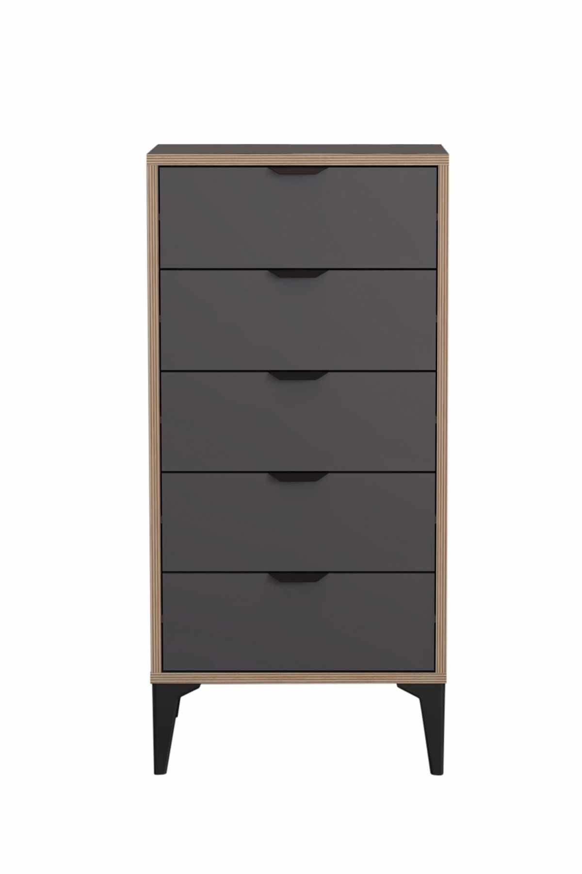 Olyros kommode 105 cm - Antrasitt