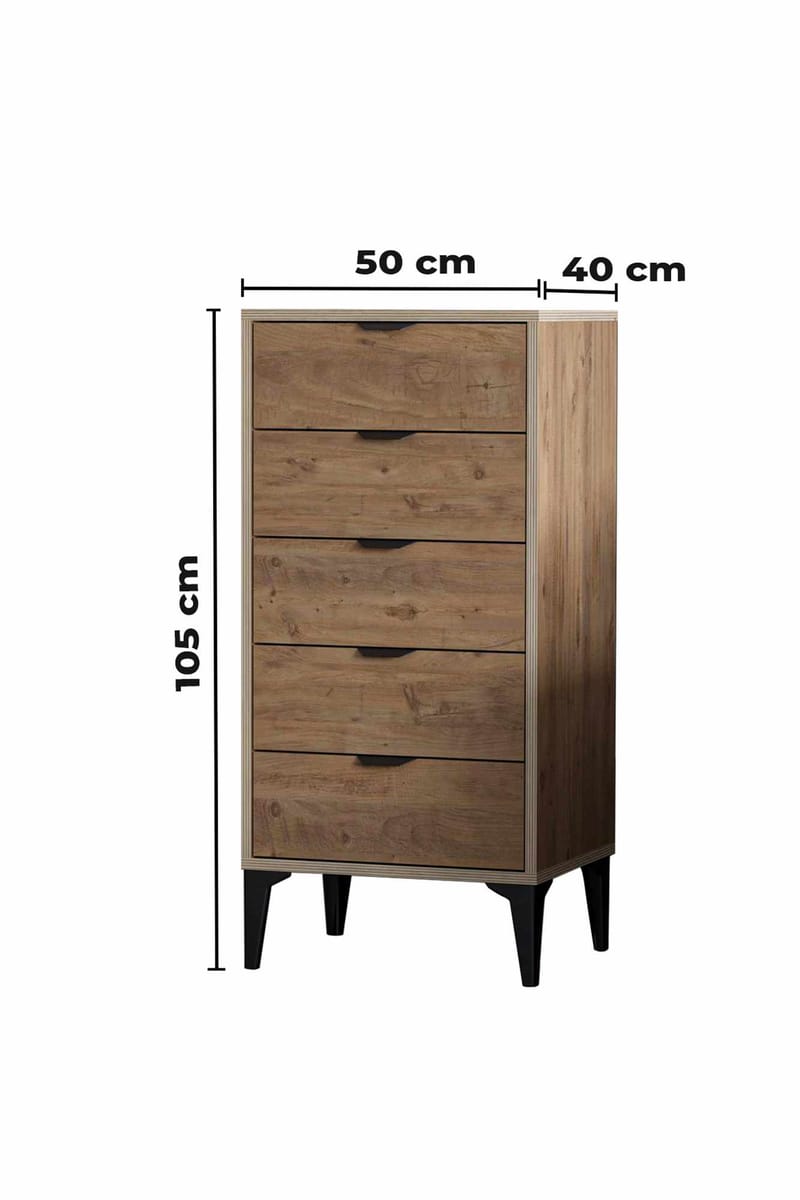 Olyros kommode 105 cm - Atlas Furu - Oppbevaring - Oppbevaringsmøbler - Kommode - Entrekommode