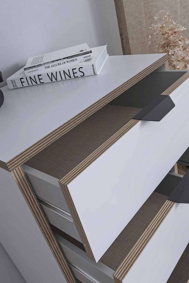 Olyros kommode 105 cm - Hvit - Oppbevaring - Oppbevaringsmøbler - Kommode - Entrekommode