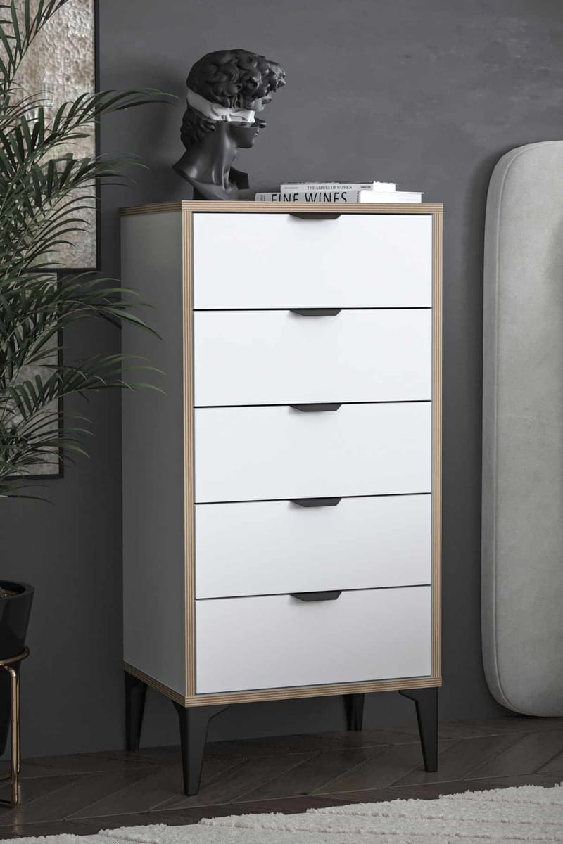 Olyros kommode 105 cm - Hvit - Oppbevaring - Oppbevaringsmøbler - Kommode - Entrekommode