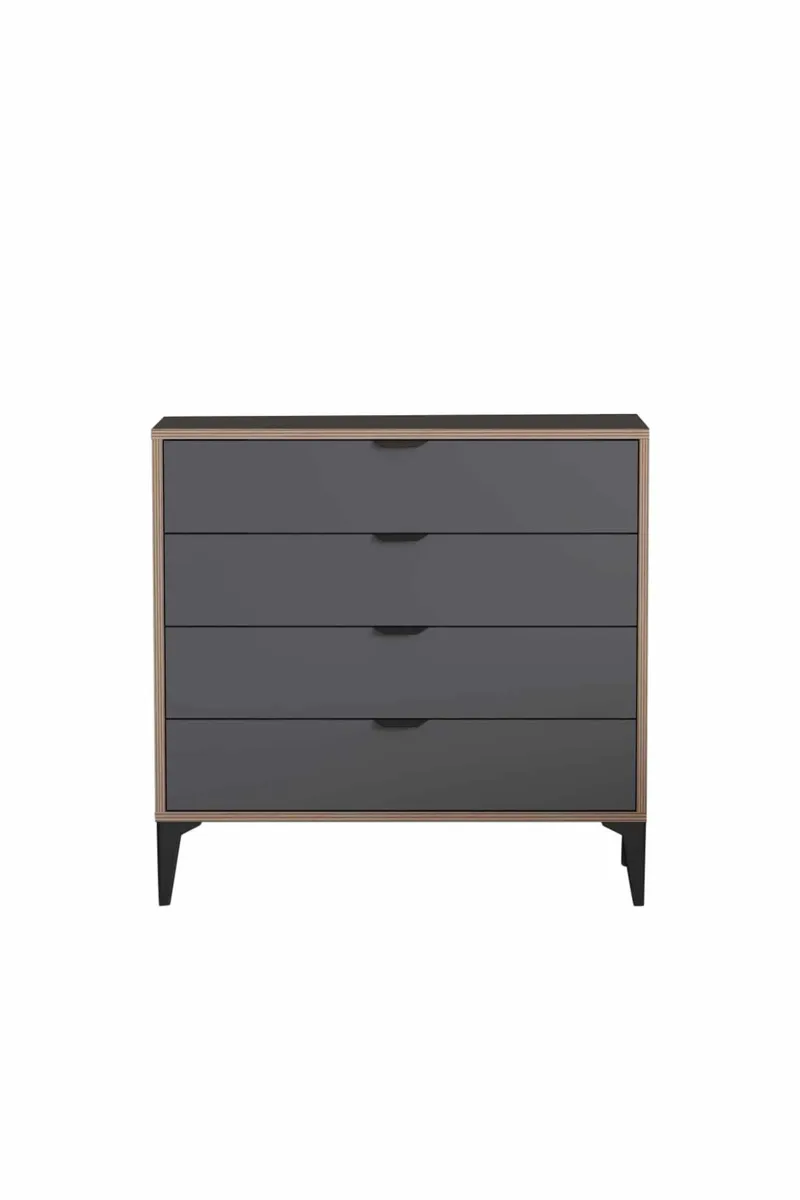 Olyros kommode 90 cm, Antrasitt