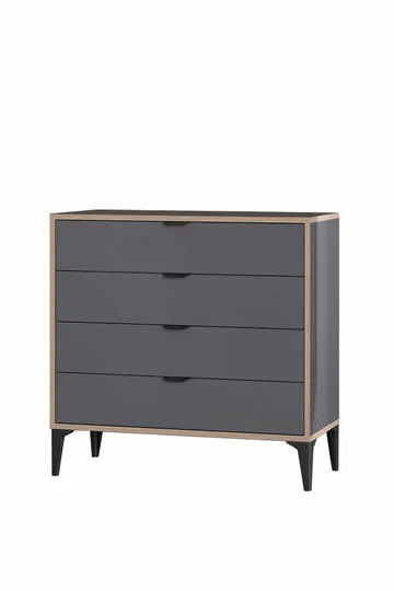 Olyros kommode 90 cm - Antrasitt - Oppbevaring - Oppbevaringsmøbler - Kommode - Entrekommode
