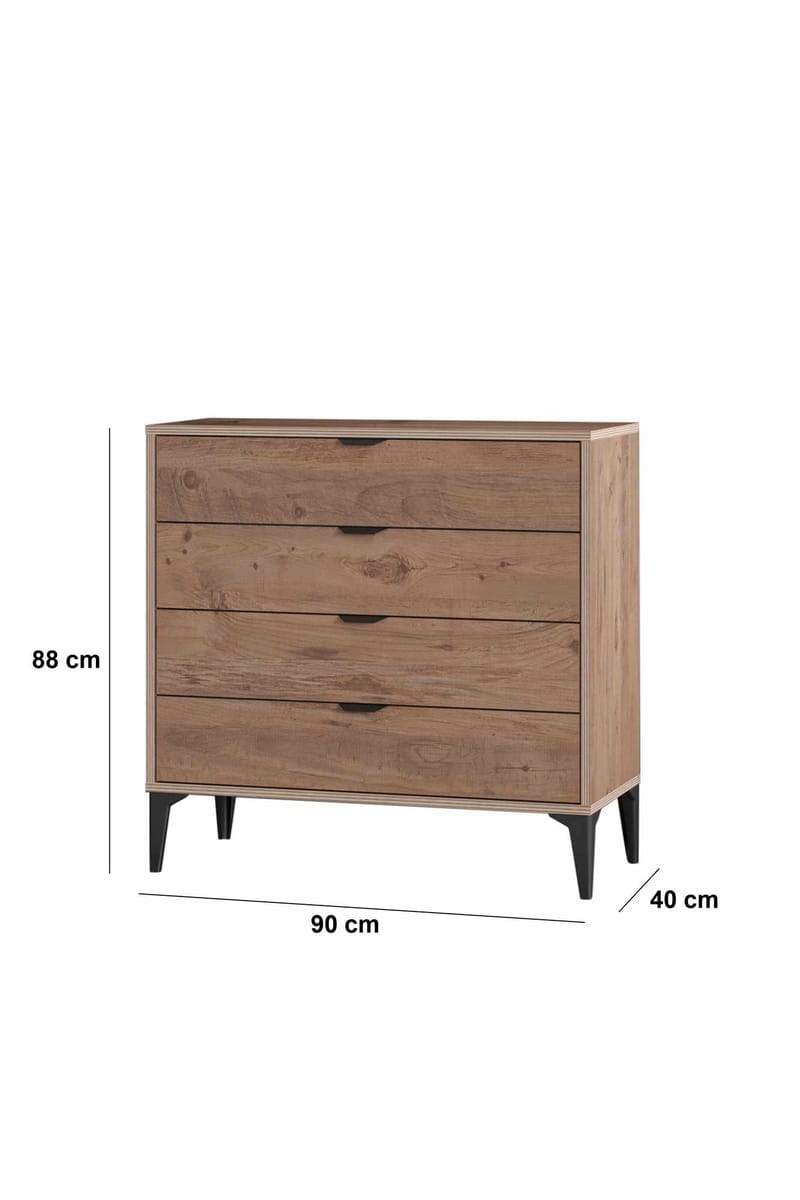 Olyros kommode 90 cm - Atlas Furu - Oppbevaring - Oppbevaringsmøbler - Kommode - Entrekommode