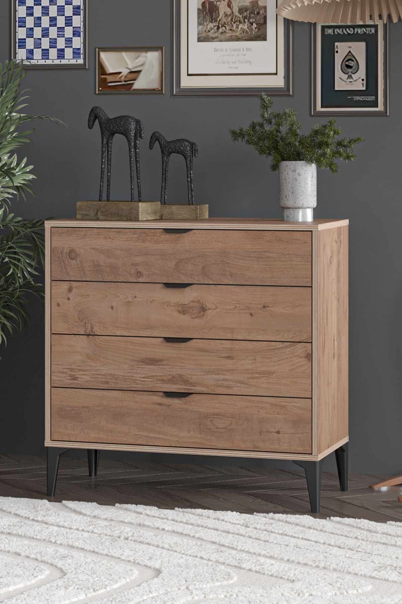 Olyros kommode 90 cm - Atlas Furu - Oppbevaring - Oppbevaringsmøbler - Kommode - Entrekommode