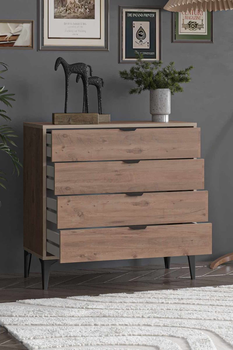 Olyros kommode 90 cm - Atlas Furu - Oppbevaring - Oppbevaringsmøbler - Kommode - Entrekommode