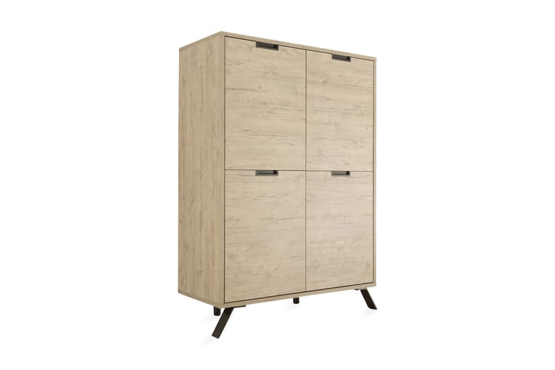 Palma Kommode 106 cm 4 Dører - SherwoodEik - Oppbevaring - Gangoppbevaring
