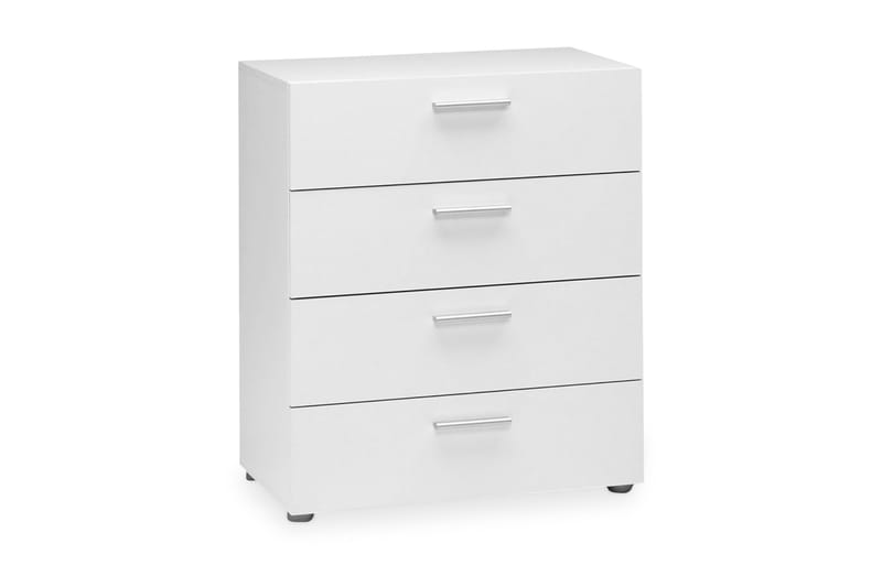 Pepe Kommode 70 cm 4 Skuffer - Hvit - Oppbevaring - Oppbevaringsmøbler - Kommode - Entrekommode