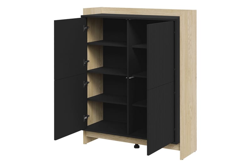 Polina Kommode 100 cm - Brun / Svart - Oppbevaring - Oppbevaringsmøbler - Kommode - Entrekommode