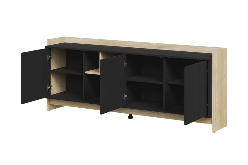 Polina Kommode 190 cm - Brun / Svart - Oppbevaring - Oppbevaringsmøbler - Kommode