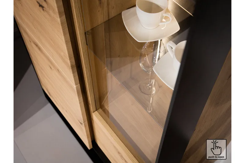 Quant Kommode 41x130 cm - Eik/Svart - Oppbevaring - Oppbevaringsmøbler - Kommode - Entrekommode