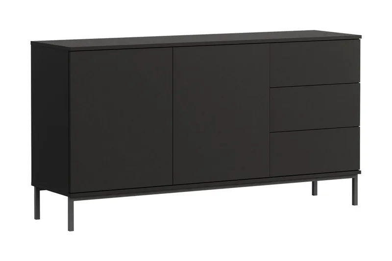 Querty Skapkommode 150x80x41 cm, Svart