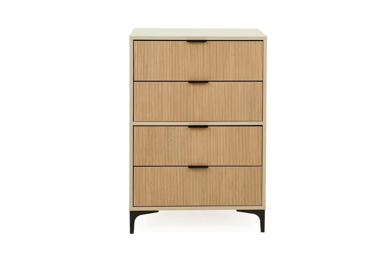 Ranko Kommode 70 cm - Sand/Mellomfarget tre - Oppbevaring - Oppbevaringsmøbler - Kommode - Entrekommode