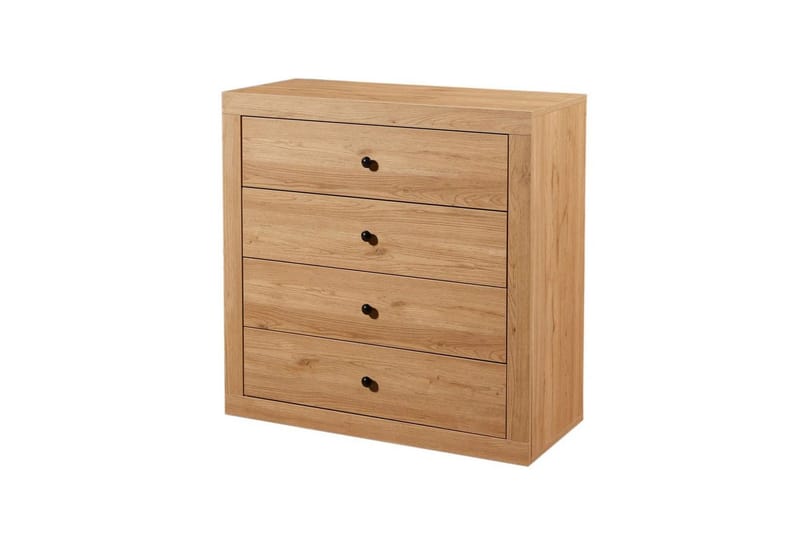 Ranko Kommode 90 cm - Mellomfarget tre - Oppbevaring - Oppbevaringsmøbler - Kommode - Entrekommode