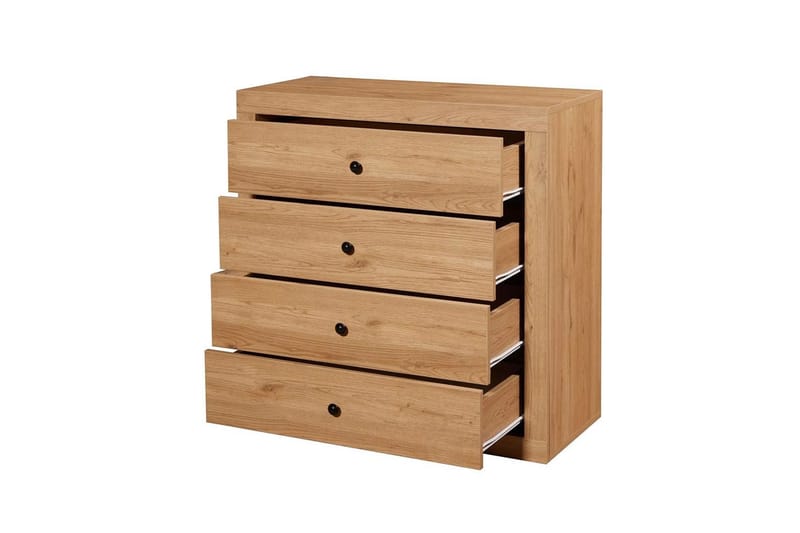 Ranko Kommode 90 cm - Mellomfarget tre - Oppbevaring - Oppbevaringsmøbler - Kommode - Entrekommode