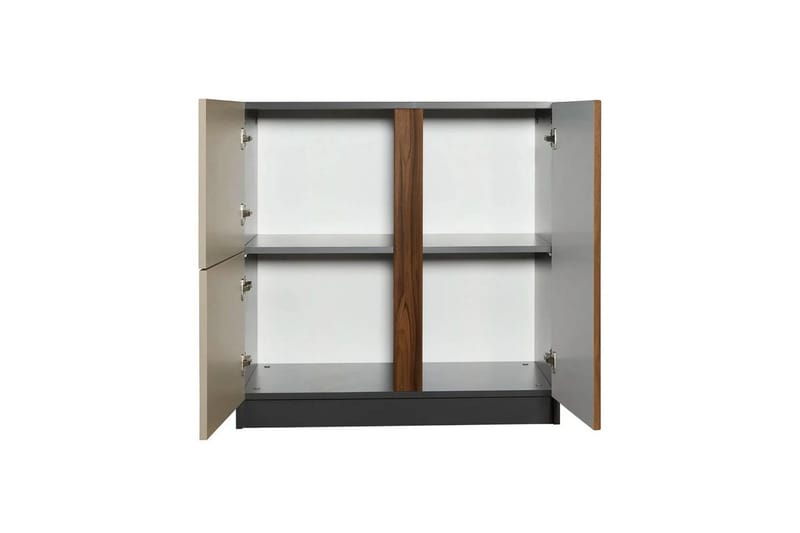 Ranko Kommode 90 cm - Sjokoladebrun/Antrasitt - Oppbevaring - Oppbevaringsmøbler - Kommode - Entrekommode